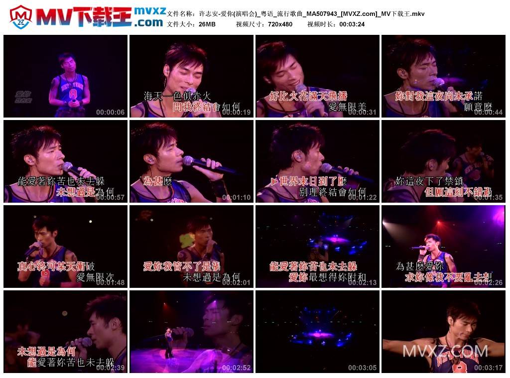 许志安-爱你(演唱会)_粤语_流行歌曲_MA507943